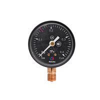 Манометр ТМ-210Р.00(0...0,4 МPа) C2H2 (ацетилен) М12х1.5 кл2.5