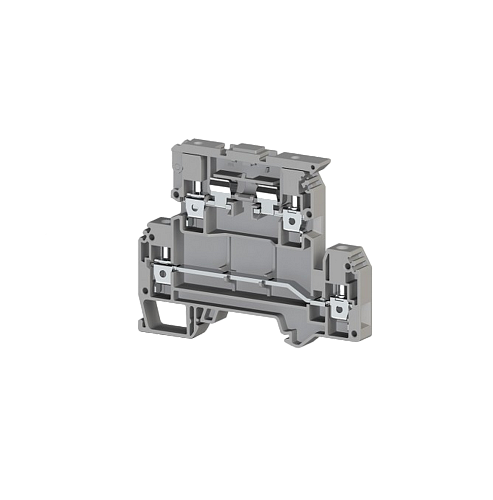 Клеммник 2-х ярус. с держ. предохранителя AVK 4FS(50шт)