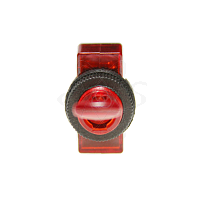 Тумблер автомобильный 24DC 3 ножки красный