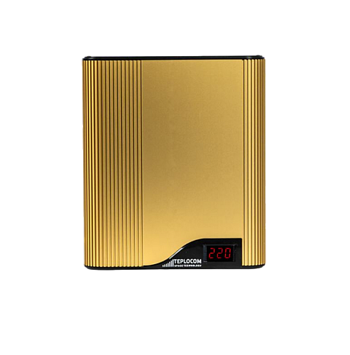 Стабилизатор TEPLOCOM ST-555-И GOLD (220В, 555ВА,Uвх. 145-260В),индикация