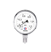 Мановакуумметр аммиачный ТМВ-611Р.00(-0,1...+1,5MPa)(-70...+40C) G1/2.1,5 NH3