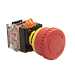 Кнопка SBSO-KA-11TS Грибок красный с фикс.и поворотн. размык 1з+1р