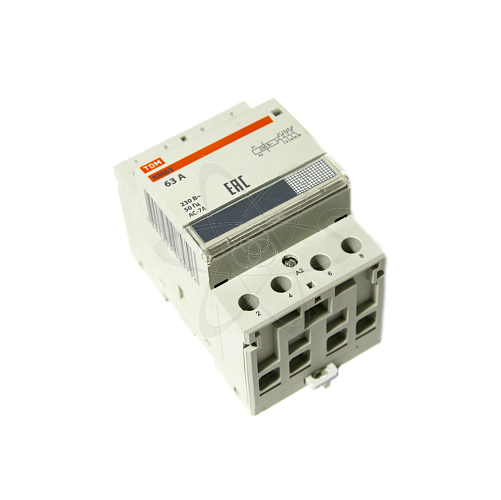Контактор  модульный КМ63/4-63 4НО