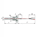 ДТС064-100М.В3.100/0,3 (100М, L=100мм, d=8мм, -50+150С)