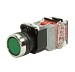 Кнопка SBS0-DY-11D с подсветкой  зеленый (G)  230В 1з+1р