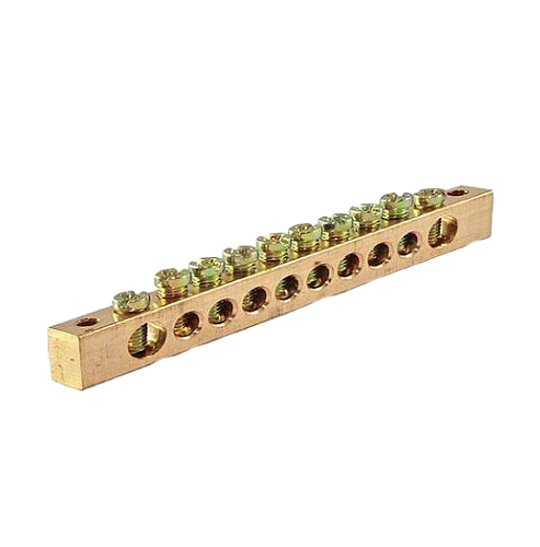 Шина "N"  нулевая 6х9мм 10/2 (10групп/крепеж по краям) 