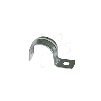 Скоба металлическая однолапковая с внутр. d 19-20 мм TDM