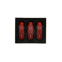 Тумблер клавишный KCD2-3101-N тройной 20А-250V 9 ножек красный с подсв.