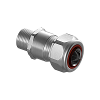 Кабельный ввод СВВКм-20 М20х1,5 (6-14мм)в м/рукаве 14/21,5 мм, Ду-15, 16 мм,никелированная латунь,