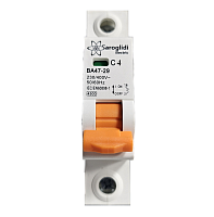 Авт. выключатель ВА47-29 1Р  4А 4,5кА х-ка С