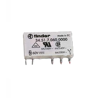 Реле Finder 34.51.7.060.0010 с 1-м перекид. конт.60B DC, 6A