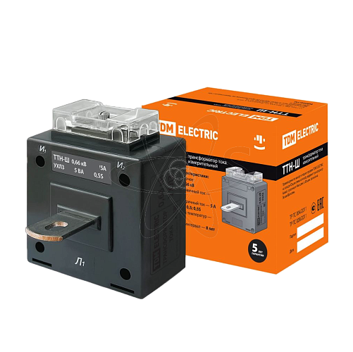 Трансформатор тока ТТН-Ш 100/5- 5VA/0,5S