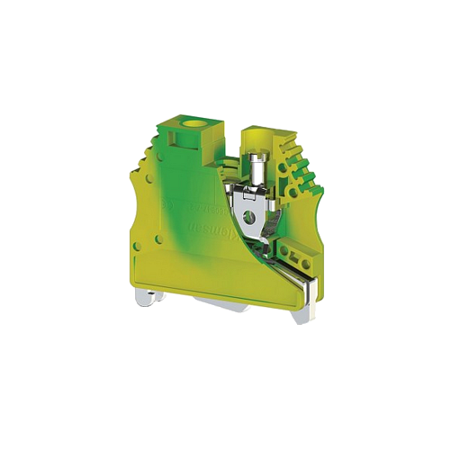 Клеммник AVK 10TK; 10 мм.кв., (земля); 