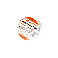 Изолента ПВХ 0,15х19 мм белая 20м TDM