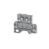 Клеммник 2-х ярус. с держ. предохранителя AVK 4FS(50шт)