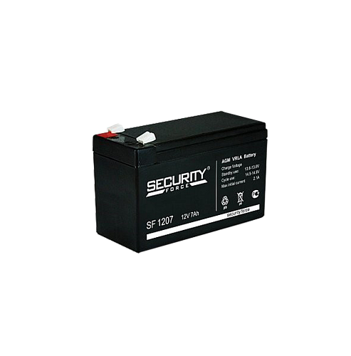 Свинцово-кислотный герметичный аккумулятор 12В/7Ач 