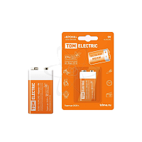 Батарейка 6LR61 "Крона" 9V BP-1 ТДМ