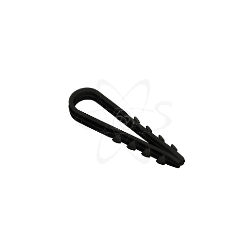 Дюбель-хомут ДХК-18 для круглого кабеля 11-18мм нейлон черный (10шт) TDM