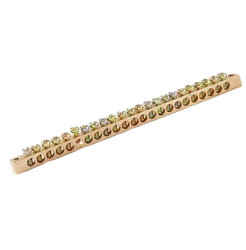 Шина "N" нулевая 8x12мм 24/2 (24 группы/крепеж по краям)