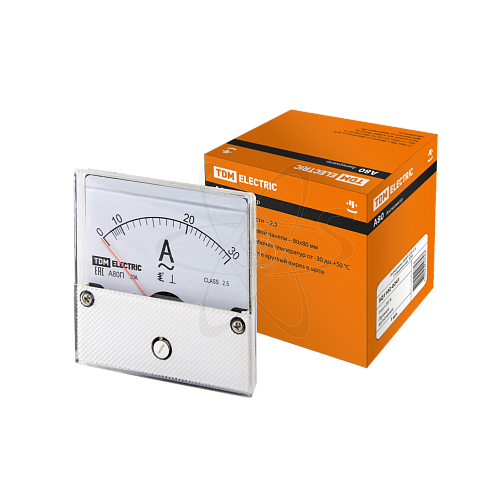 Амперметр А80 П 30А-2,5 ( без поверки),TDM