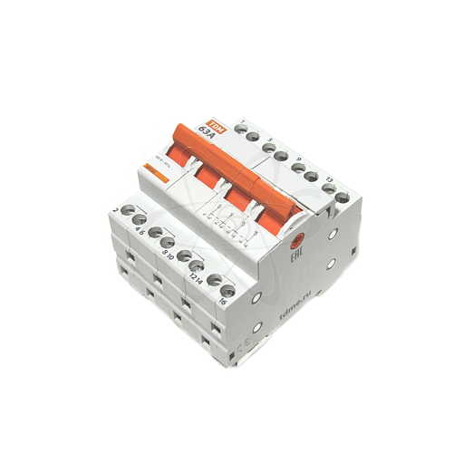 Модульный переключатель 3-поз МП-63 4Р 63А
