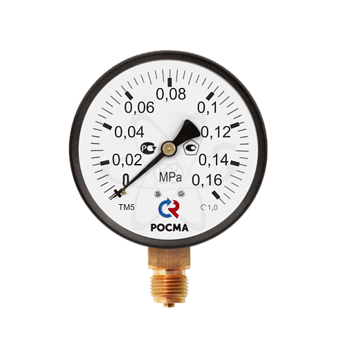 Манометр ТМ-510Р.00 (0...0,16 MPa) М20х1,5 кл1.0