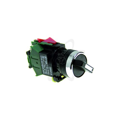 Переключатель SBS0-BY-11X/21 (1NO+1NC) d=22 на 2 фиксир/положен 1-0