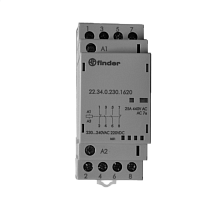 Модульный контактор; 2NO+2NC 25А; контакты AgNi; катушка 230В АС/DC; мех.индикатор + LED