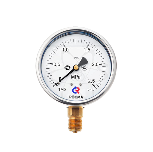 Манометр ТМ-520Р.00 (0...2,5 МРа) G1/2 кл1.0