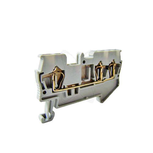 Зажим клеммный безвинтовой (ЗКБ) 2,5 мм2 31А серый TDM