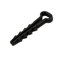 Дюбель-хомут ДХП-8 для плоского кабеля 5-8мм нейлон черный (100шт) TDM