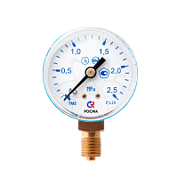 Манометр ТМ-210Р.00(0...2,5 МPa) (кислород) М12х1.5 кл2.5