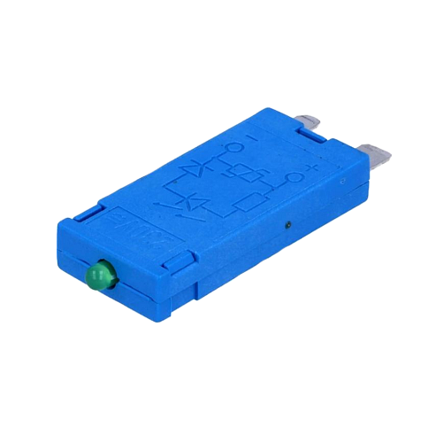Модуль индикации и защиты; зеленый LED + варистор; 110...240В AC/DC