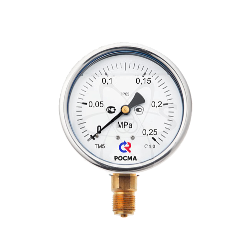 Манометр ТМ-520Р.00 (0...0,25 MPa) M20х1.5.кл1.0