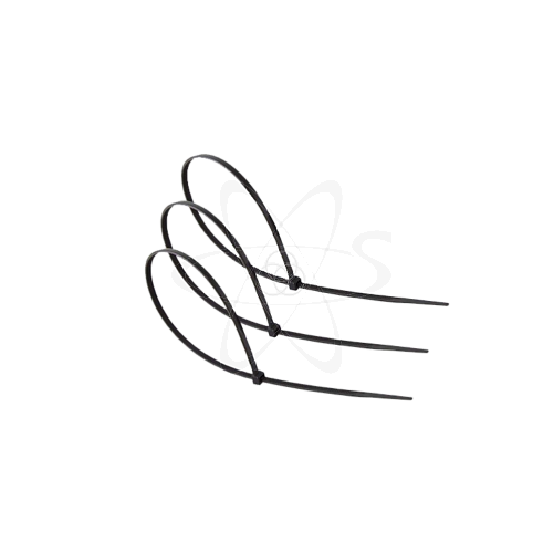 Кабельная стяжка нейлон  3х80мм черный 100шт