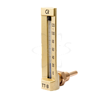 Термометр жидкостной виброустойчивый TT-B-110/50. П11 G1/2 (0-50C)