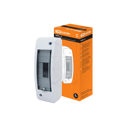 Бокс КМПн 1/2 для наруж.уст. с крышкой IP42