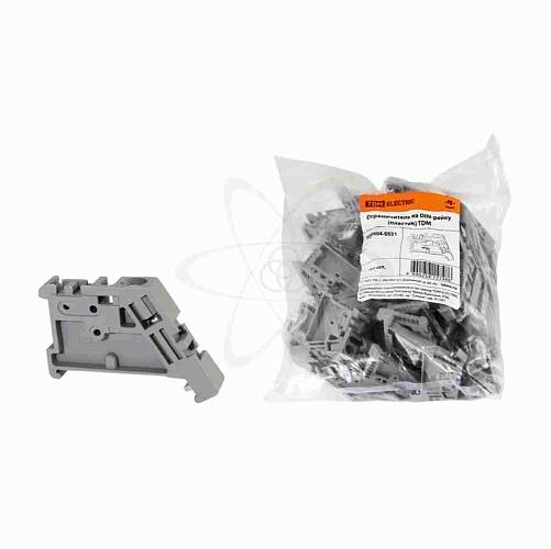 Ограничитель на DIN-рейку (пластик) TDM