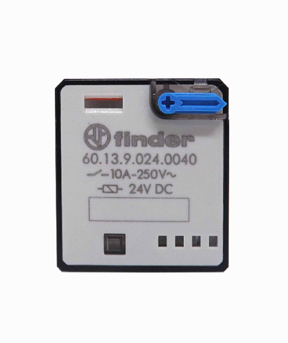 Реле Finder 60.13.9.024.0040 11-штырьковый разъём 24В DC