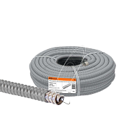 Металлорукав в ПВХ-изоляции РЗ-Ц-П 50 серый  TDM (ЕС)