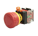 Кнопка SBSO-KA-11TS Грибок красный с фикс.и поворотн. размык 1з+1р