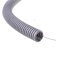 Труба гофр.ПВХ d 40 с зондом (25) легкая