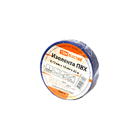 Изолента ПВХ 0,15х19 мм синяя 20м TDM