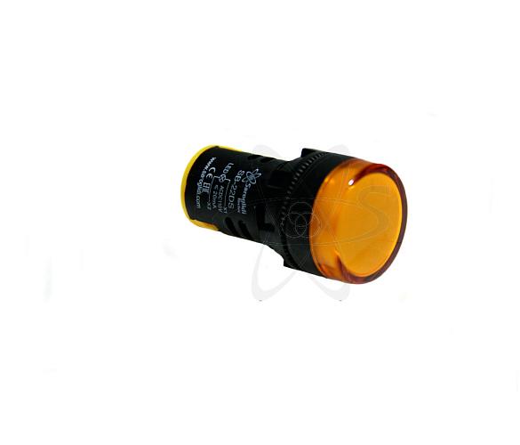 Лампа SB-22DS (LED) матрица желтая (Y)  110В AC/DC