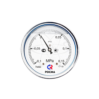 Мановакуумметр ТМВ-621Т.00 (-0,1...+0,15МРа) М20х1,5.1,0 с гидрозаполнением
