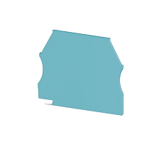 Пластина торцевая NPP AVK 2,5-10мм2 на клемники AVK2,5-4 (синий)