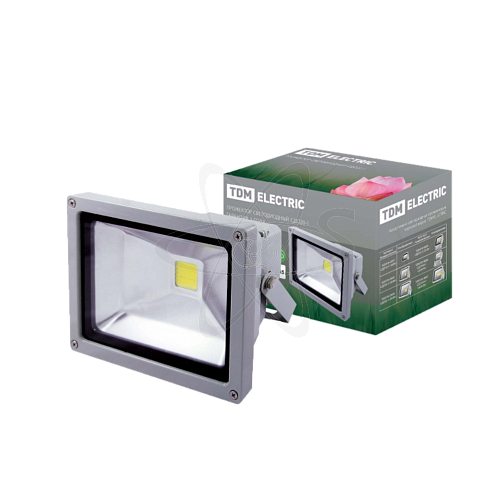 Прожектор светодиодный  СДО20-1 20 Вт  IP65 серый, TDM