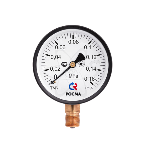 Манометр ТМ-610Р.00 (0...0,16 МРа) G1/2 кл1.5