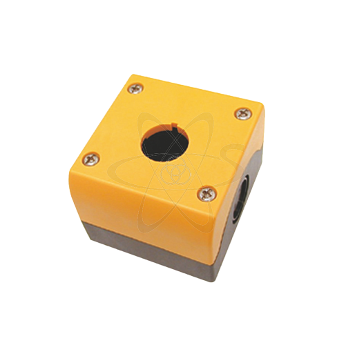 Корпус КП101 для кнопки 1 место  желтый