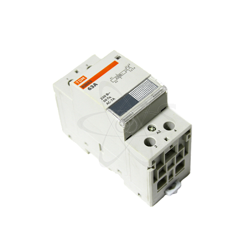 Контактор  модульный КМ63/2-63 1НО 1НЗ